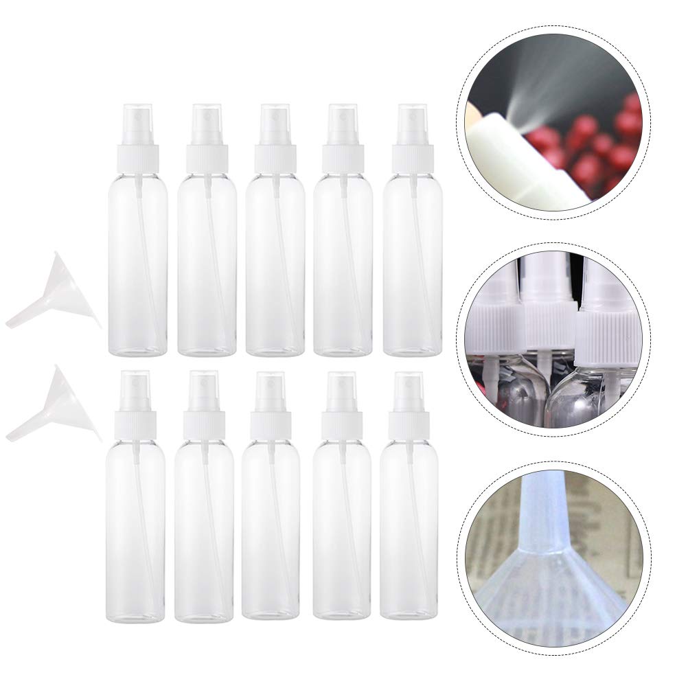 2/3/5Pcs 150ml Plastic Bottle Pump Sprayer | Refillable PET Spray Bottles | Lightweight & Compact for Water, Chemicals, Hair, & Plants