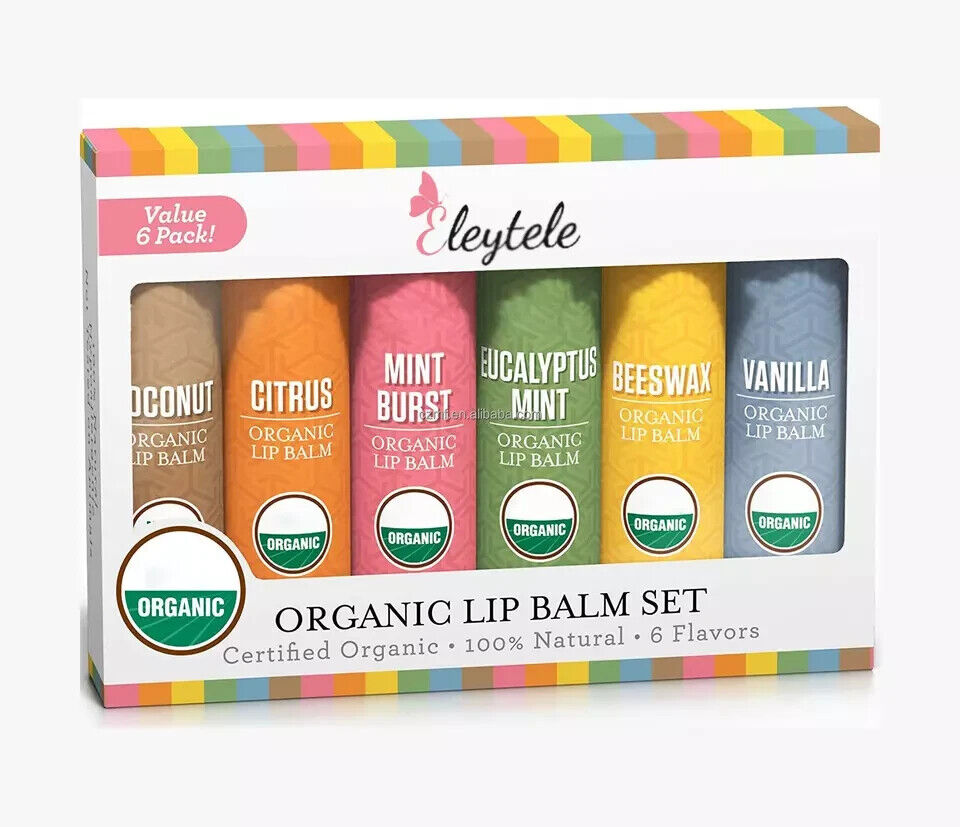  natural vegan gloss moisturizing repair lip skin organic pink lip balm