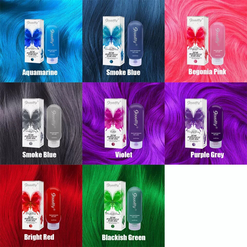 Gouallty Trendy Color Semi Permanent Colour 200ml all colours hair dye