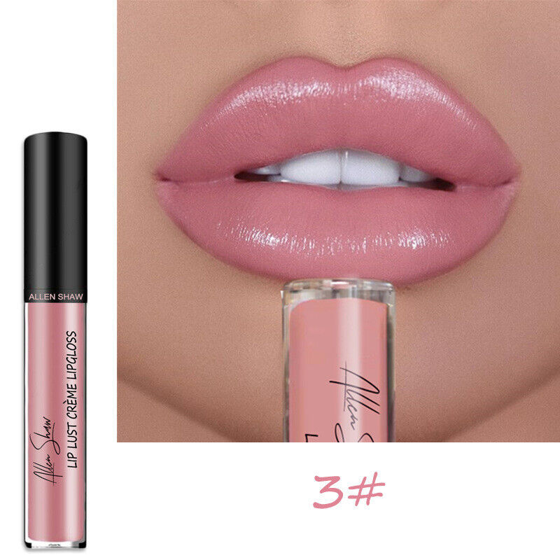 12 Color High quality silky matte lip gloss Sexy Women non-stick cup Waterproof 