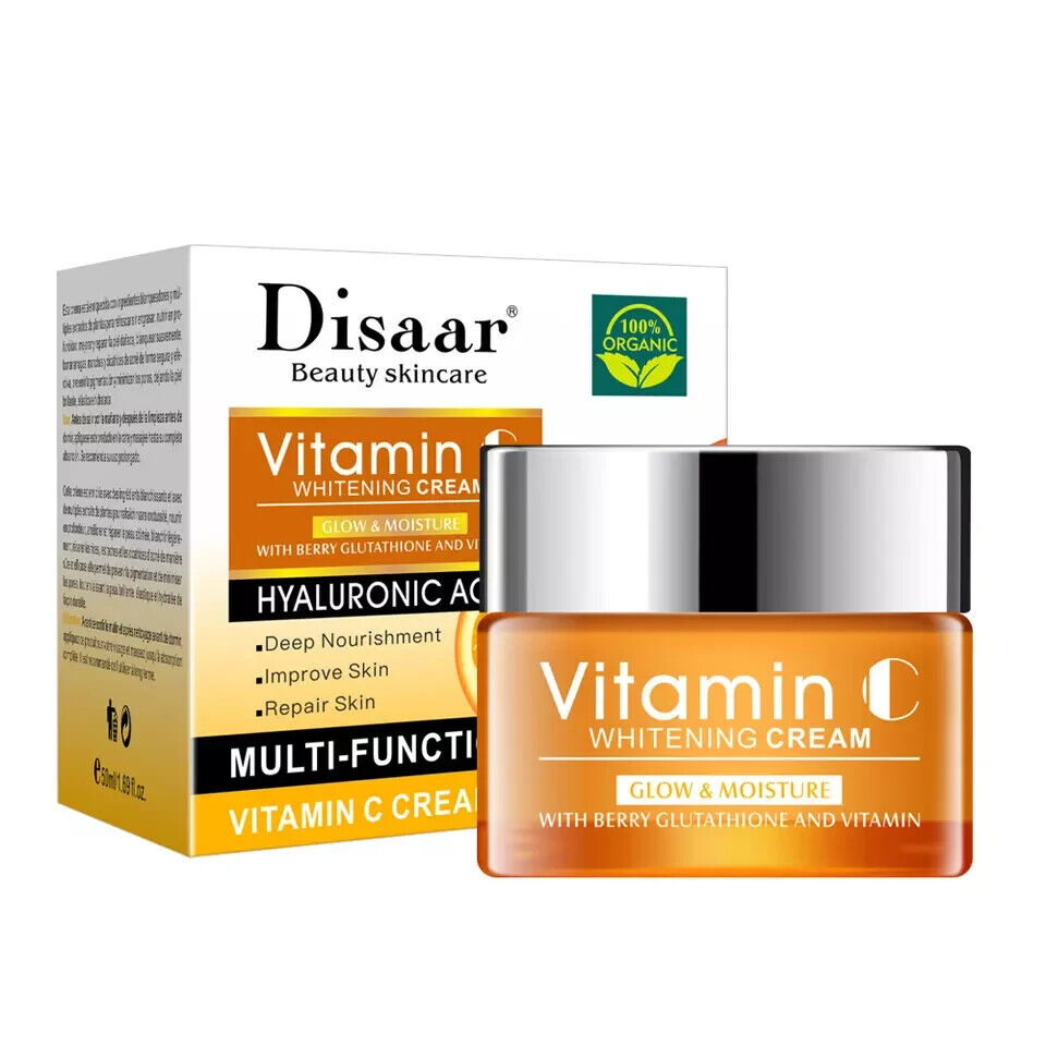 Disaar 50ml Moisturizing Brightening Skin Face Whitening Cream With Vitamin C