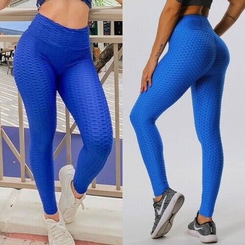 Womens Yoga Pants Butt Lift Leggings Sports Gym TikTok  Anti Cellulite Trousers