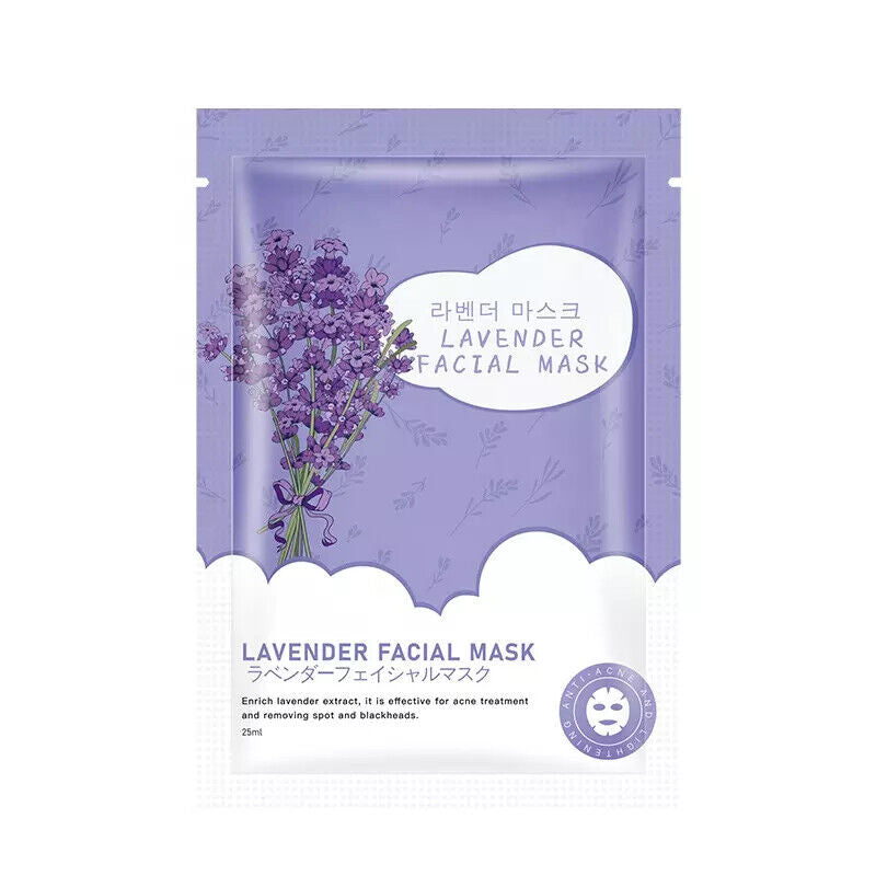 Plant Moisture Essence Facial Mask Sheet Skin Care Beauty Cosmetics Face Pack AU