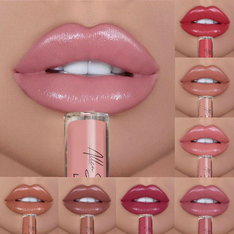 12 Color High quality silky matte lip gloss Sexy Women non-stick cup Waterproof 