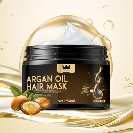 Plant Natural Smoothing Nourishing Argan Oil Hair Masks Cream Conditioning Hair