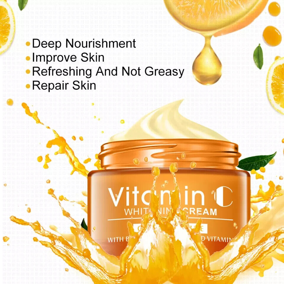 Disaar 50ml Moisturizing Brightening Skin Face Whitening Cream With Vitamin C