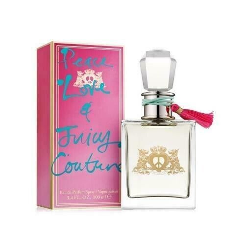 PEACE LOVE & JUICY COUTURE 100ML EDP SPRAY FOR WOMEN BY JUICY COUTURE