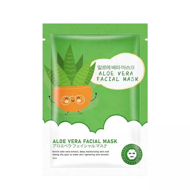 Plant Moisture Essence Facial Mask Sheet Skin Care Beauty Cosmetics Face Pack AU