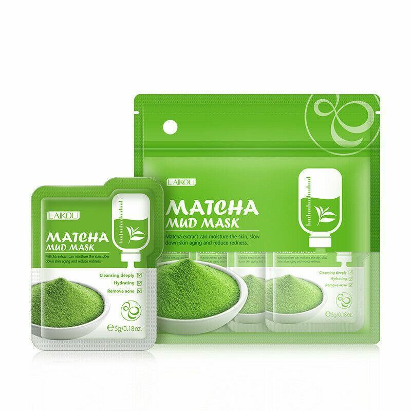  12 Pack Matcha Mud Mask Deep Cleaning Facial Mask-Buy 1 get 1 FREE- AU STOCK