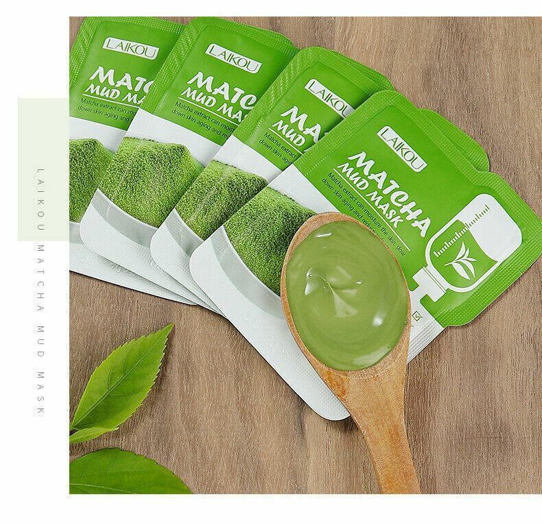  12 Pack Matcha Mud Mask Deep Cleaning Facial Mask-Buy 1 get 1 FREE- AU STOCK