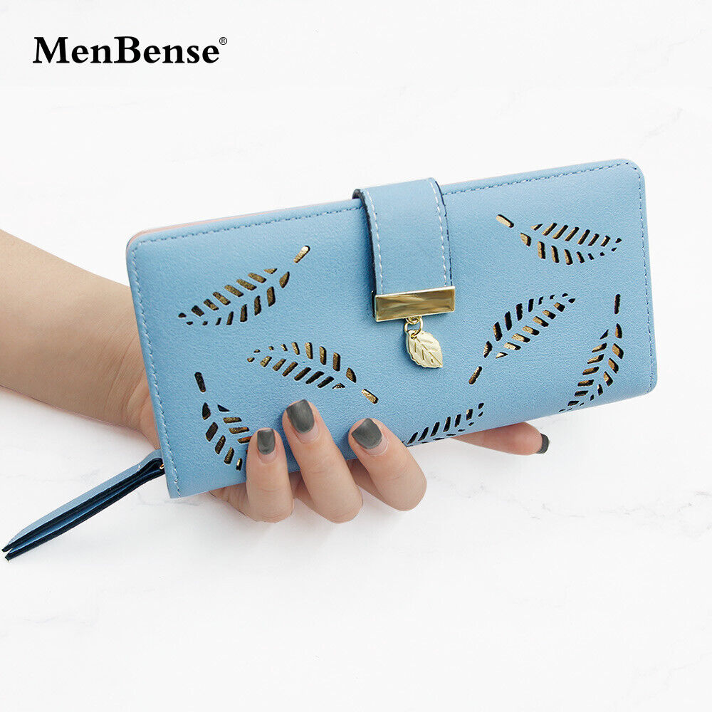 Women's Wallet Long Leather Card Holder Bag Purse Zipper Handbags Girl Clutch