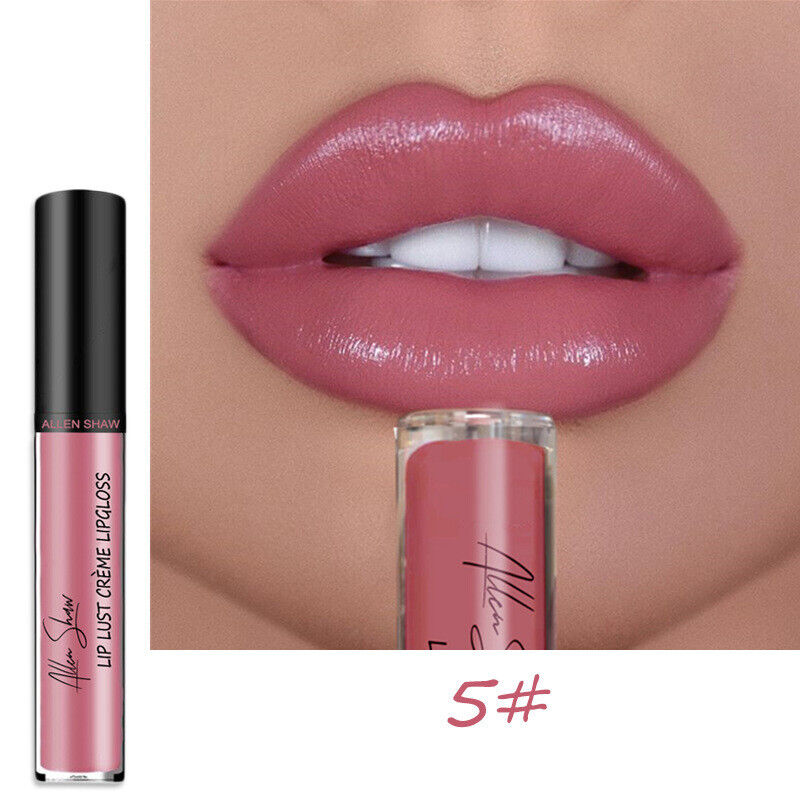 12 Color High quality silky matte lip gloss Sexy Women non-stick cup Waterproof 