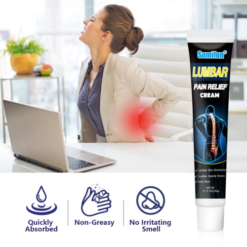 Lumbar Back Arthritis Sciatica Rheumatoid Muscular Pain Relief Cream Gel 