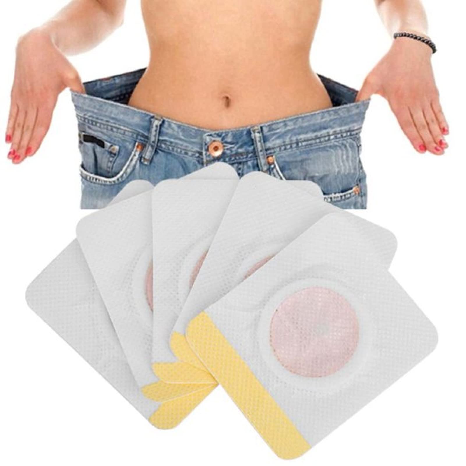 Elaimei 30pcs Slimming Fat Belly Detox Pads Body Patch Burning