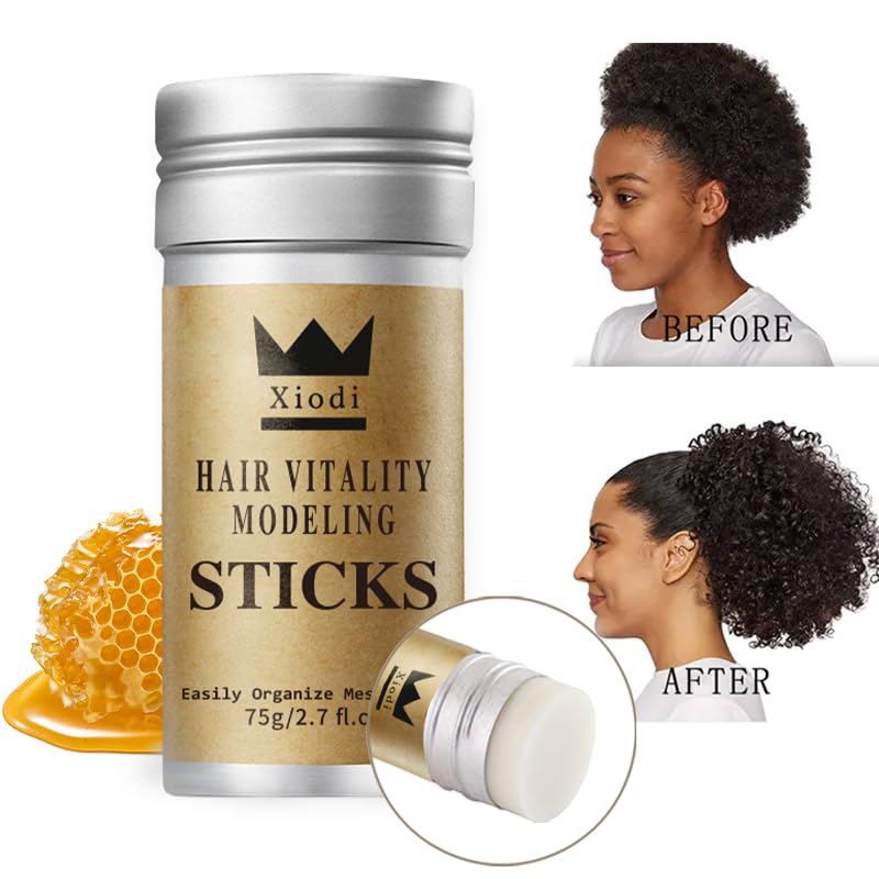 2X Hair Edge Control Hair Wax Stick | 75g Each | Natural Styling for Relaxed & Natural Hair