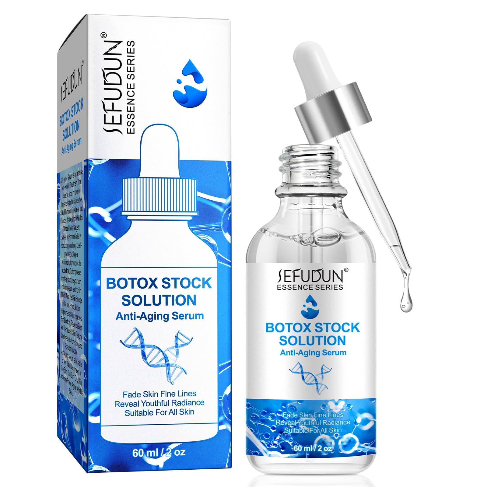 Botox Stock Solution Anti-Ageing Facial Serum, 60 ml, Fade Fine Lines