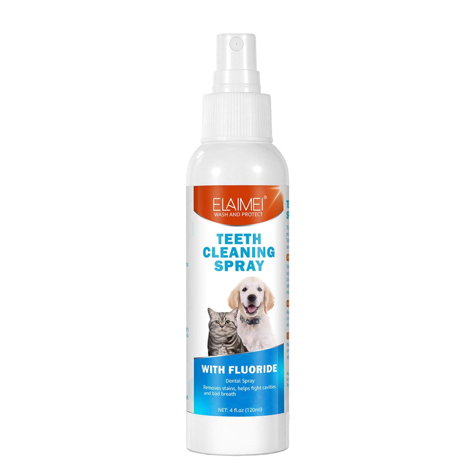 2 Pcs Pet Oral Breath Freshener Spray | Eliminates Bad Breath | Dental Care for Dogs & Cats