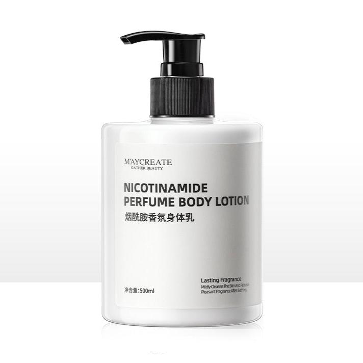 500ml Moisturizing Nicotinamide Whitening Body Lotion | Nourishing & Brightening Formula