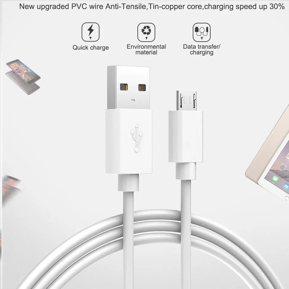 USB Cable 1M For Samsung, Iphone, Type C