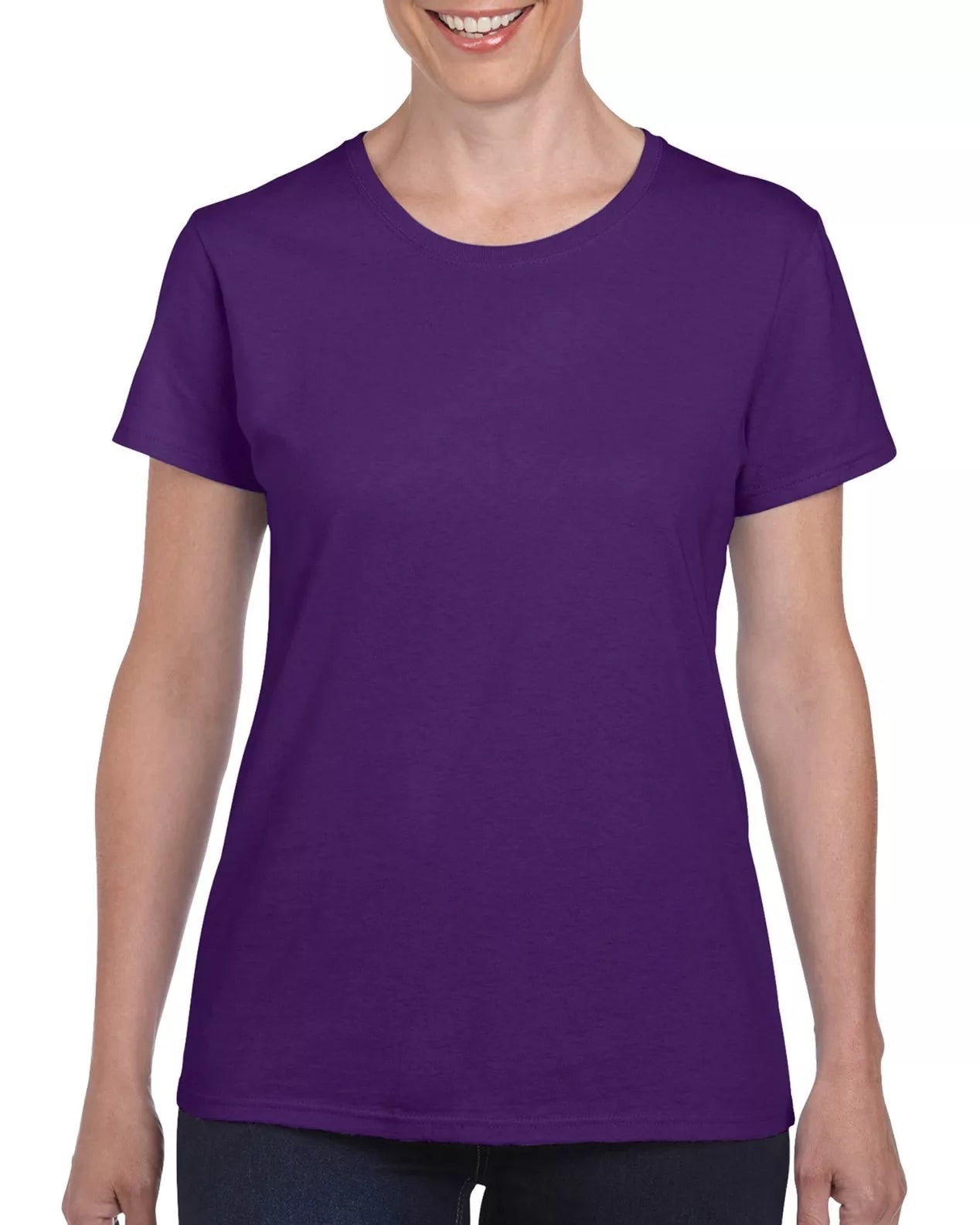 100% Cotton 180gsm Ladies Top Womens Plain T-Shirt