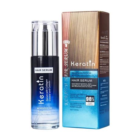 Keratin Smoothing Shine Oils Hair Serum Dry Damage Repair 80ml